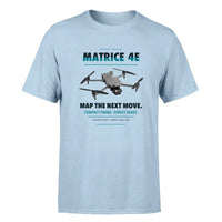 Thumbnail for DJI Matrice 4E design on light blue single side