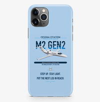 Thumbnail for Cessna Citation M2 Gen2 design on light blue magsafe iphone case, for iPhone Pro Max
