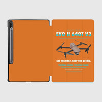 Thumbnail for Autel EVO II Dual 640T V3 design on orange samsung tablet tablet case