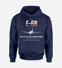 Thumbnail for E-6B Mercury design on navy blue double-side hoodie, single-side print