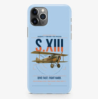 Thumbnail for SPAD S.XIII C.1 design on light blue magsafe iphone case, for iPhone Pro Max