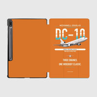 Thumbnail for McDonnell Douglas DC-10 design on orange samsung tablet tablet case