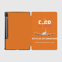 Thumbnail for E-6B Mercury design on orange samsung tablet tablet case