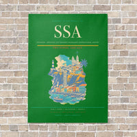 Thumbnail for Salvador - Deputado Luis Eduardo Magalhaes International Airport SSA - Canvas No Frame - Green