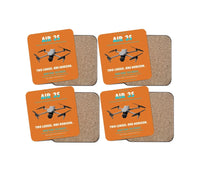 Thumbnail for DJI Air 3S design on orange 4 pieces set coaster