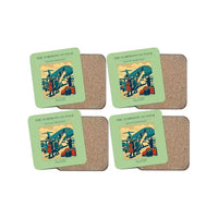 Thumbnail for The Symphony On Tour - Designed Coasters design on light green 4-pieces-set