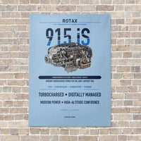Thumbnail for 915 iS vertical canvas print - no frame - light blue background