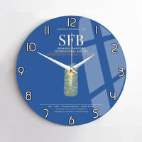 Thumbnail for Orlando Sanford International Airport SFB Wall-Clock No-Frame - Blue