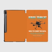 Thumbnail for Inspired Flight IF800 Tomcat design on orange samsung tablet tablet case