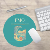 Thumbnail for Munster Osnabruck International Airport (FMO) design on turquoise round mouse pad