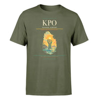 Thumbnail for Pohang Airport (KPO) T-Shirt single-side front print in Green Army | pohang-airport-kpo-double-side-t-shirt