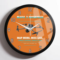 Thumbnail for DJI Mavic 3 Enterprise design on orange framed wall clock