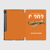 Thumbnail for Macchi C.202 Folgore design on orange samsung tablet tablet case
