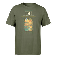 Thumbnail for Sitia Public Airport (JSH) T-Shirt single-side front print in Green Army | sitia-public-airport-jsh-double-side-t-shirt