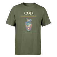 Thumbnail for Yellowstone Regional Airport (COD) T-Shirt single-side front print in Green Army | yellowstone-regional-airport-cod-double-side-t-shirt