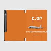 Thumbnail for E-8C Joint STARS design on orange samsung tablet tablet case