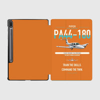 Thumbnail for Piper PA-44-180 Seminole design on orange samsung tablet tablet case