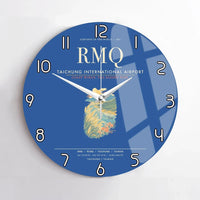 Thumbnail for Taichung International Airport RMQ Wall-Clock No-Frame - Blue