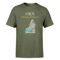 Thumbnail for Ahmed Ben Bella Airport (ORN) T-Shirt single-side front print in Green Army | ahmed-ben-bella-airport-orn-double-side-t-shirt