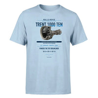 Thumbnail for Trent 1000 TEN design on light blue single side