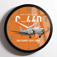 Thumbnail for C-46D Commando design on orange framed wall clock