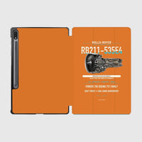Thumbnail for RB211-535E4 design on orange samsung tablet tablet case
