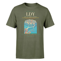Thumbnail for City of Derry Airport (LDY) T-Shirt single-side front print in Green Army | city-of-derry-airport-ldy-double-side-t-shirt