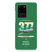 Thumbnail for Boeing 377 Stratocruiser design on samsung case - green