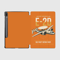 Thumbnail for E-2D Advanced Hawkeye design on orange samsung tablet tablet case