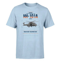 Thumbnail for Leonardo HH-101A Caesar design on light blue t-shirt, single-side print