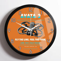 Thumbnail for DJI Avata 2 design on orange framed wall clock