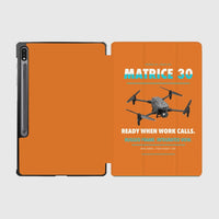 Thumbnail for DJI Matrice 30 design on orange samsung tablet tablet case