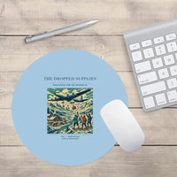 Thumbnail for VINTAGE G4234 - The Dropped Supplies - Designed Mouse Pads design on lightblue round