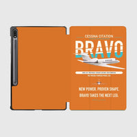 Thumbnail for Cessna Citation Bravo design on orange samsung tablet tablet case