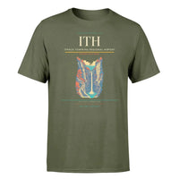 Thumbnail for Ithaca Tompkins Regional Airport (ITH) T-Shirt single-side front print in Green Army | ithaca-tompkins-regional-airport-ith-double-side-t-shirt