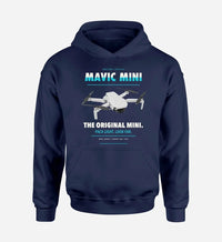 Thumbnail for DJI Mavic Mini design on navy blue hoodie single side