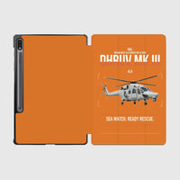 Thumbnail for HAL ALH Dhruv Mk III design on orange samsung tablet tablet case
