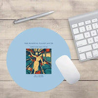 Thumbnail for VINTAGE G4515 - The Hospital Flight South - Designed Mouse Pads design on lightblue round