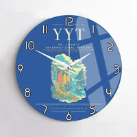 Thumbnail for St. John's International Airport YYT Wall-Clock No-Frame - Blue