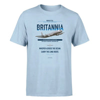 Thumbnail for Bristol Britannia 312 design on light blue single side