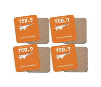 Thumbnail for BAC TSR-2 design on orange 4 pieces set coaster