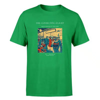 Thumbnail for VINTAGE G4088 - The Connecting Flight - Premium T-Shirt design on green premium t shirt