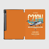 Thumbnail for Cessna T210N Centurion design on orange samsung tablet tablet case