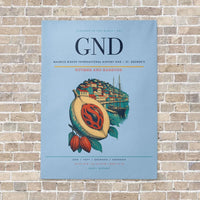 Thumbnail for Maurice Bishop International Airport GND — St. George's vertical canvas print - no frame - light blue background
