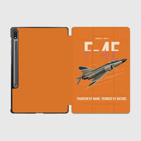 Thumbnail for F-4E Phantom II design on orange samsung tablet tablet case