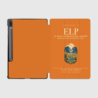 Thumbnail for El Paso International Airport (ELP) design on orange samsung tablet tablet case