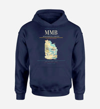 Thumbnail for Memanbetsu Airport (MMB) design on navy blue hoodie single-side print