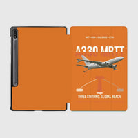 Thumbnail for Airbus A330 MRTT design on orange samsung tablet tablet case