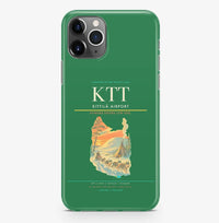 Thumbnail for Kittilä Airport (KTT) design on green iPhone 16 Pro MagSafe case