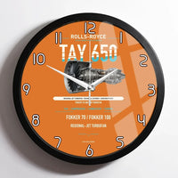 Thumbnail for TAY 650 design on orange framed wall clock